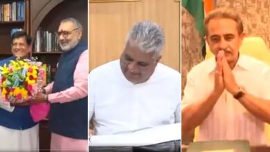 Photo of Modi 3.0: विभागों के बंटवारों के बाद अमित शाह, अश्विनी वैष्णव समेत इन मंत्रियों ने संभाला कार्यभार